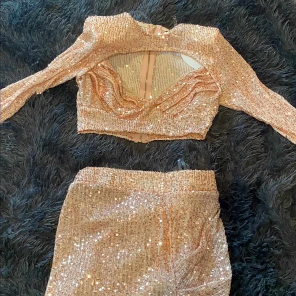 Two piece, going out/ club outfit.